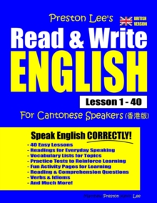 Image for Preston Lee's Read & Write English Lesson 1 - 40 For Cantonese Speakers (British Version)
