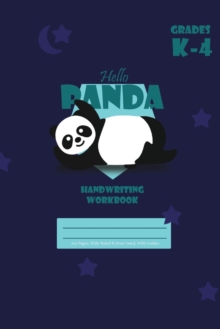 Image for Hello Panda Primary Handwriting k-4 Workbook, 51 Sheets, 6 x 9 Inch Blue Cover
