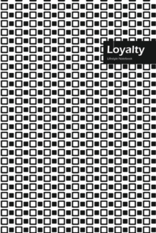 Image for Loyalty Lifestyle, Creative, Write-in Notebook, Dotted Lines, Wide Ruled, Medium Size 6 x 9 Inch, 288 Pages (Black)
