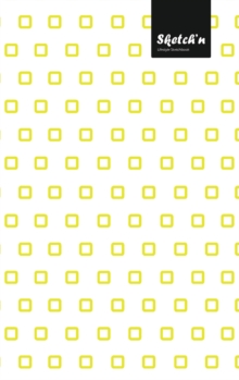 Image for Sketch'n Lifestyle Sketchbook, (Cubes Pattern Print), 6 x 9 Inches, 102 Sheets (Yellow)