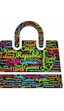 world countries suitcase themed creative blank journal: world countries suitcase themed creative blank journal