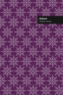 Image for Adore Lifestyle Journal, Blank Write-in Notebook, Dotted Lines, Wide Ruled, Size (A5) 6 x 9 In (Purple)