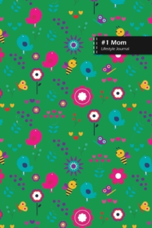 Image for Number One Mom Lifestyle Journal, Blank Write-in Notebook, Dotted Lines, Wide Ruled, Size (A5) 6 x 9 In (Green)