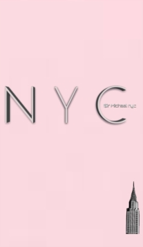 Image for NYC iconic Chrysler building powder pink creative blank journal $ir Michael designer limited edition