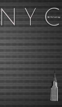 Image for NYC chrysler building space grey $ir Michael designer blank journal limited edition