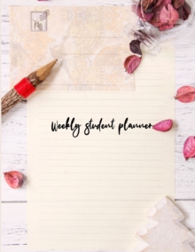 Image for Weekly student planner