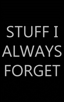 Image for Stuff I Always Forget