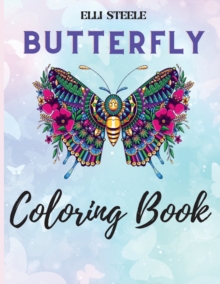 Image for Butterfly Coloring Book : Amazing Butterfly Colouring Book Pictures For Relaxation
