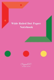 Image for Wide Ruled Dot Paper Notebook Pink Cover 124 pages 6x9-Inches