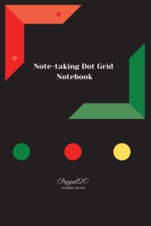 Image for Note-taking dot grit Notebook- Black Cover -124 pages- 6x9-Inches