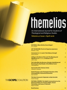 Image for Themelios, Volume 41, Issue 1