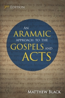 Image for An Aramaic Approach to the Gospels and Acts, 3rd Edition