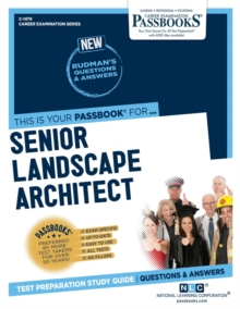 Image for Senior landscape architect: Study guide
