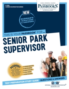 Image for Senior Park Supervisor (C-2356) : Passbooks Study Guide