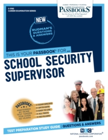Image for School Security Supervisor (C-3182) : Passbooks Study Guide