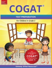 Image for COGAT Test Prep Grade 5 Level 11 : Gifted and Talented Test Preparation Book - Practice Test/Workbook for Children in Fifth Grade