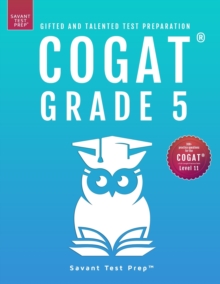 Image for COGAT Grade 5 Test Prep-Gifted and Talented Test Preparation Book - Two Practice Tests for Children in Fifth Grade (Level 11)