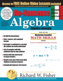 Image for No-Nonsense Algebra, Bilingual Edition (English - Spanish) : Master Algebra the Easy Way