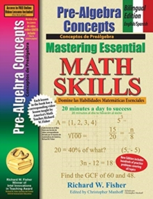 Image for Pre-Algebra Concepts : Bilingual Edition - English/Spanish: Mastering Essential Math Skills