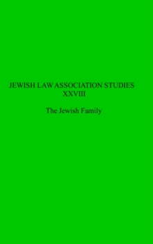 Image for Jewish Law Association Studies XXVIII