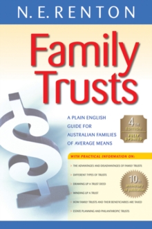 Image for Family Trusts: A Plain English Guide for Australian Families of Average Means