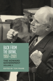 Image for Back from the Brink, 1997-2001 : The Howard Government, Vol II