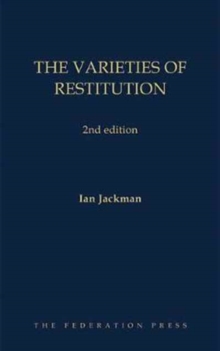 Image for The Varieties of Restitution