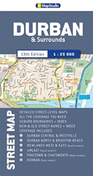 Image for Street map - Durban and surrounds