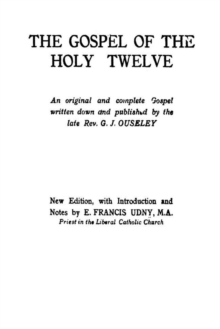 Image for The Gospel of the Holy Twelve
