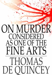 Image for On murder considered as one of the fine arts
