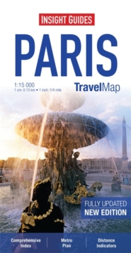 Image for Insight Guides Travel Map Paris