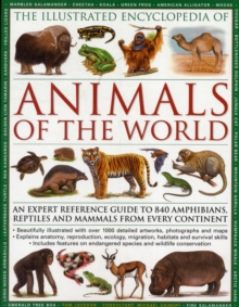 Image for The illustrated encyclopedia of animals of the world  : an expert reference guide to 840 amphibians, reptiles and mammals from every continent