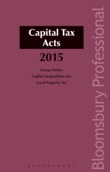 Image for Capital tax acts 2015