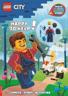 LEGO® City: Happy to Help! Activity Book (with Harl Hubbs minifigure)