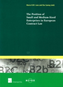 Position of Small and Medium-sized Enterprises in European Contract Law