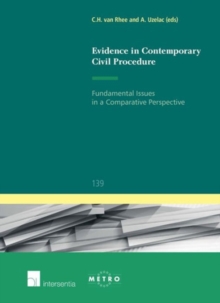 Image for Evidence in contemporary civil procedure  : fundamental issues in a comparative perspective