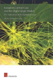 Image for European contract law and the digital single market  : the implications of the digital revolution