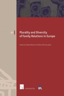 Image for Plurality and Diversity of Family Relations in Europe