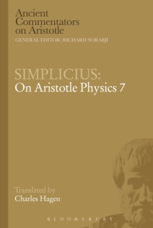 Image for Simplicius on Aristotle's Physics 7
