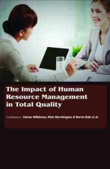 Image for The impact of human resource management in total quality  : an introduction