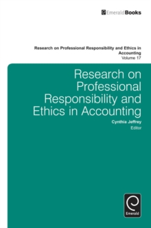 Image for Research on professional responsibility and ethics in accounting.