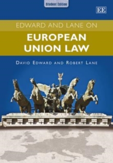 Image for Edward and Lane on European Union law