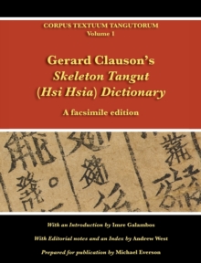 Image for Gerard Clauson's Skeleton Tangut (Hsi Hsia) Dictionary