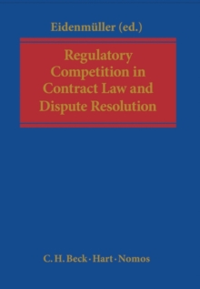 Image for Regulatory competition in contract law and dispute resolution