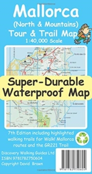 Mallorca North and Mountains Tour and Trail Map