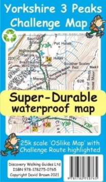 Image for Yorkshire 3 Peaks Challenge Map and Guide