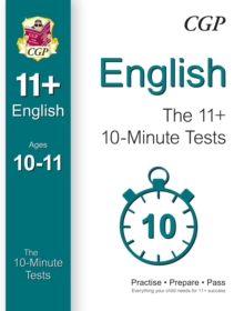 Image for English The 11+ 10-minute tests