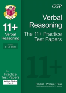 Image for 11+ Verbal Reasoning Practice Papers: Multiple Choice - Pack 2 (for GL & Other Test Providers)