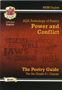 Image for GCSE English AQA Poetry Guide - Power & Conflict Anthology inc. Online Edition, Audio & Quizzes