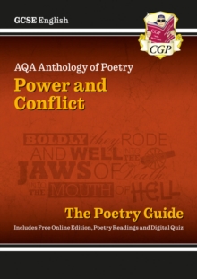 Image for GCSE English AQA Poetry Guide - Power & Conflict Anthology inc. Online Edition, Audio & Quizzes